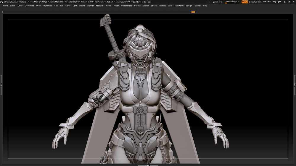 Metalia zbrush preview 3