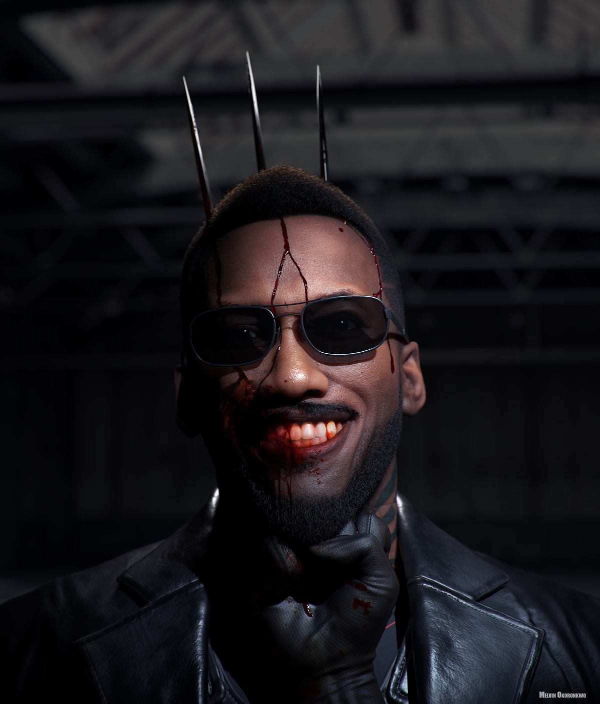 Blade Mahershala Ali  - 3D Model - 01