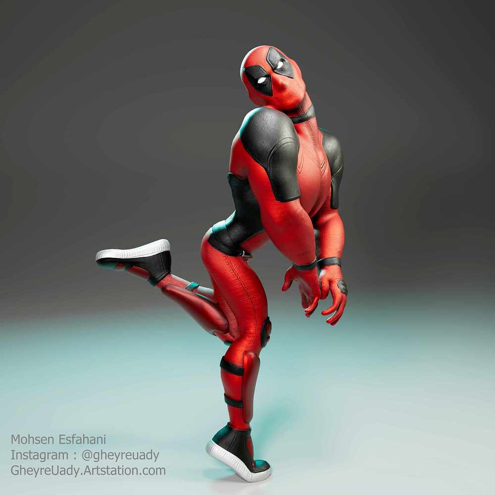 Deadpool Stylized_Arnold_GheyreUady_1PS1