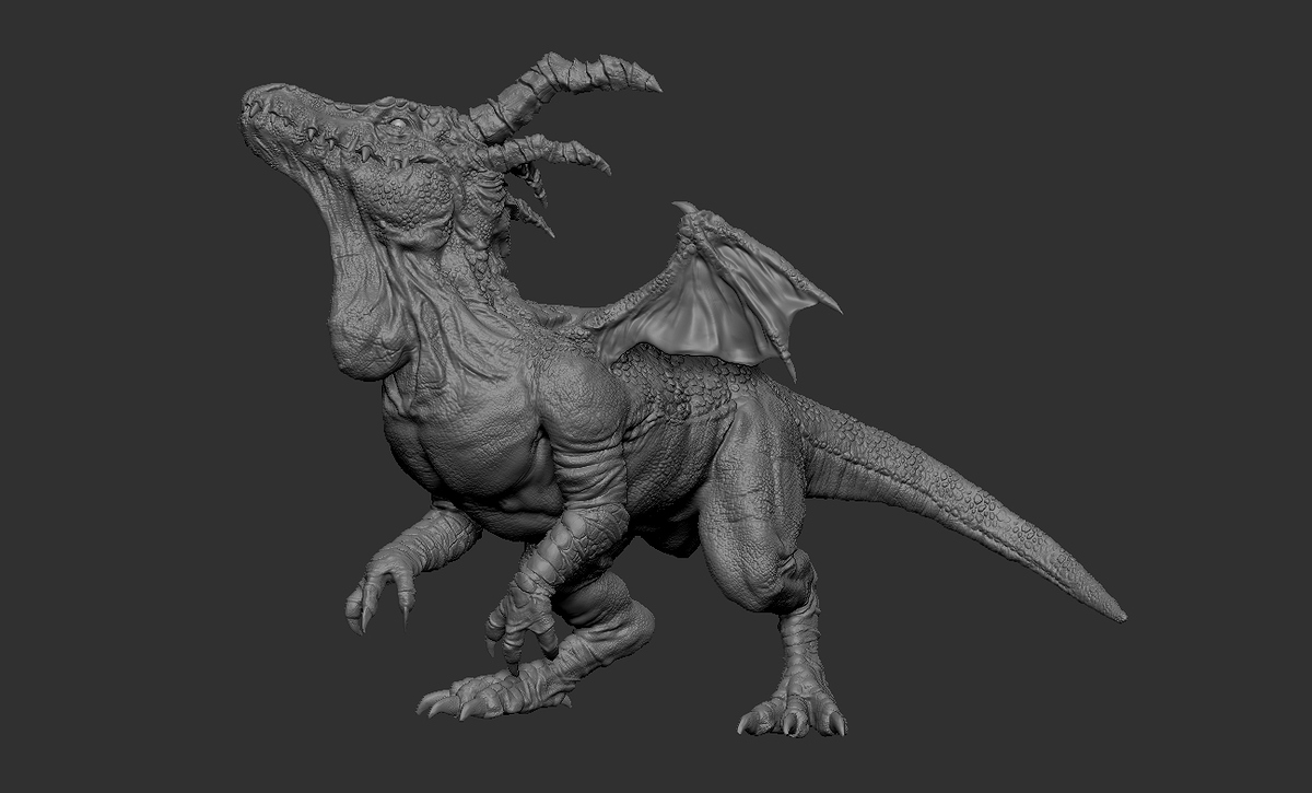 Doragon_Zbrush1