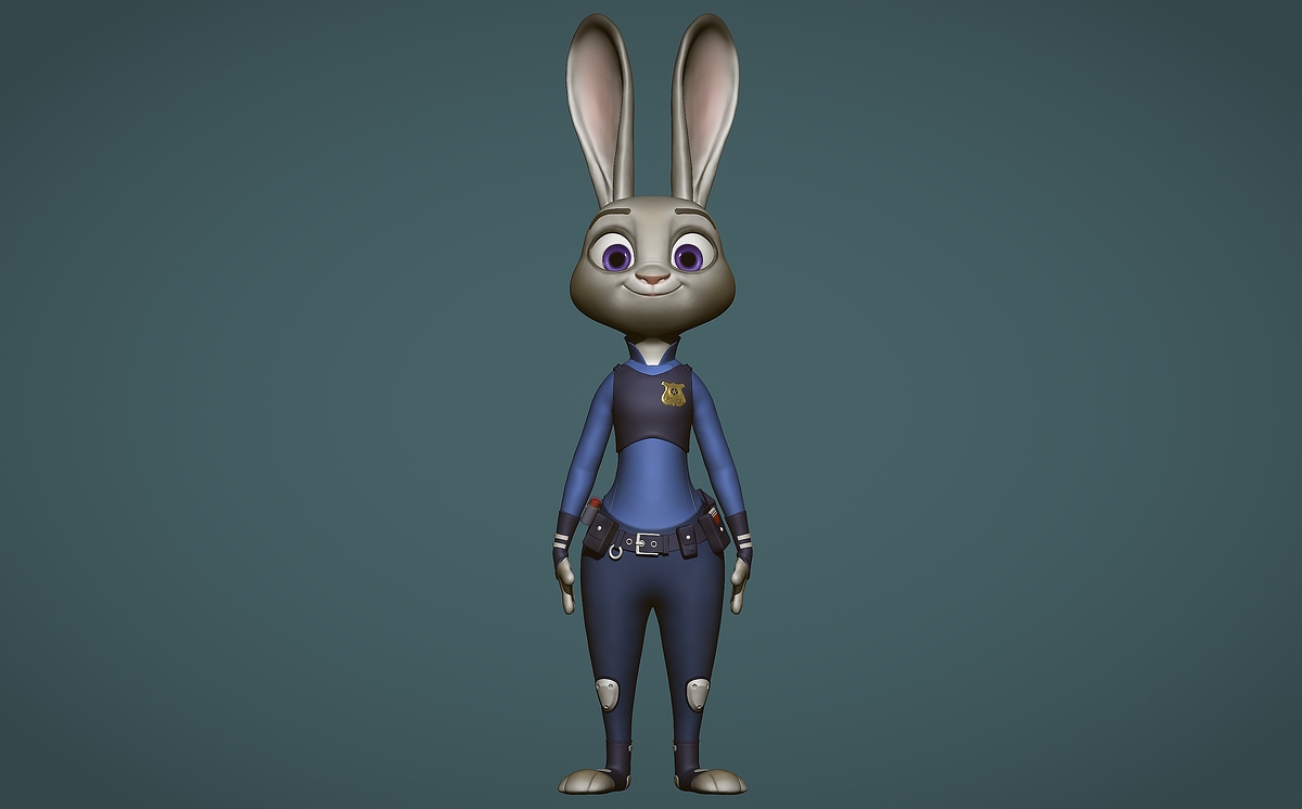 Judy_Hopps_ScreenShot_01_by_HamidRezaAfshar