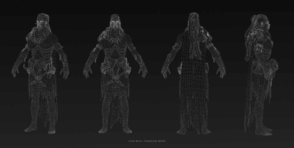 WireFrame-Character