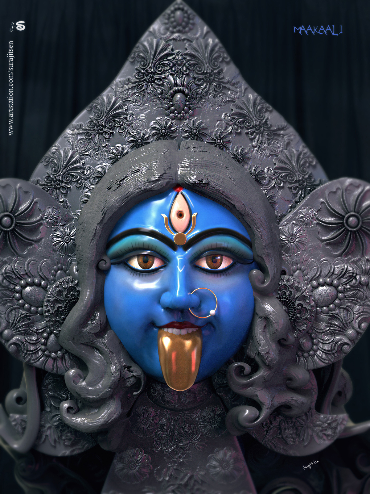 MaaKaali_Digital_Sculpting_SurajitSen_Aug2019