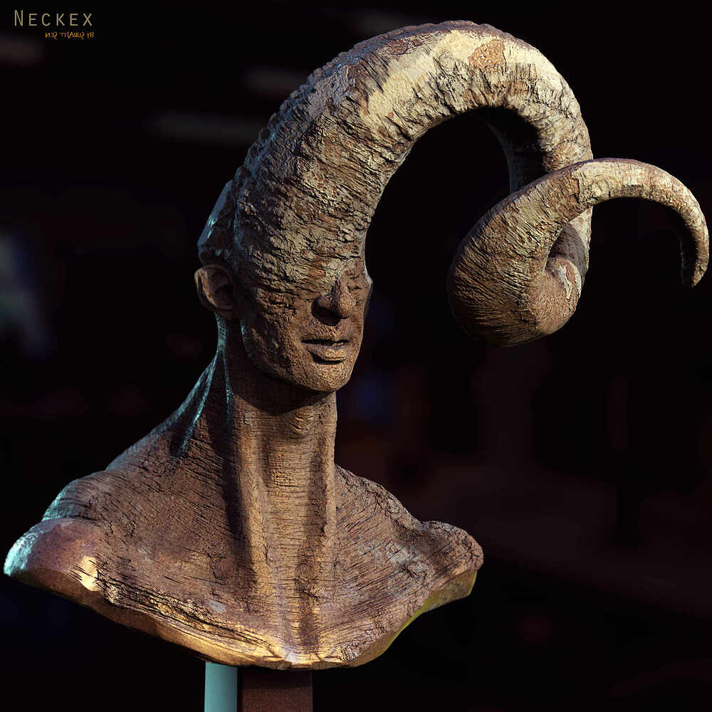 Neckex_Creature_Digital_Sculpture_SurajitSen_Oct2024A