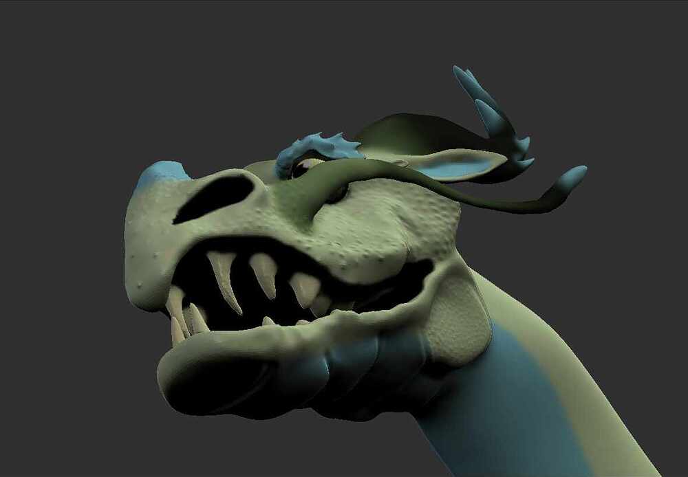 Silly dragon view