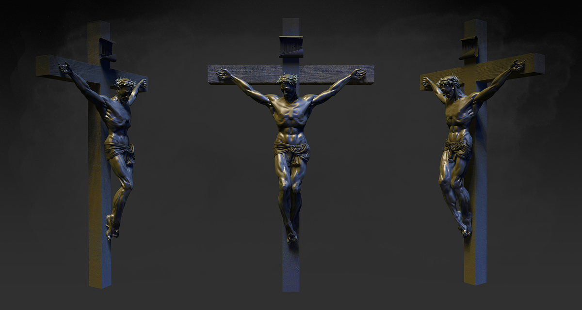 Crucifix for David Dovon Donnelly by Darya Girina_metal mat_5_ _ _ _ _