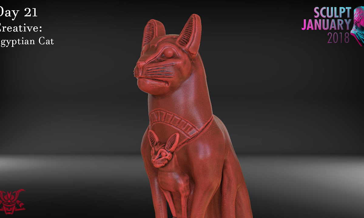 Day 21 Egyptian Cat Render 03.jpg