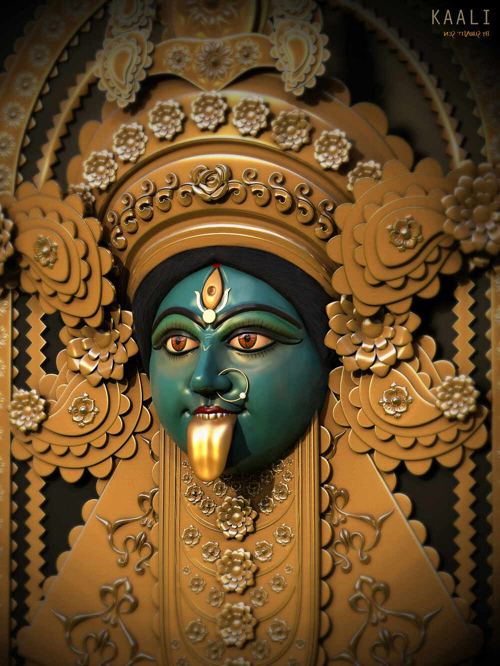 Kaali_Digital_SCulpture_SurajitSen_Oct2024