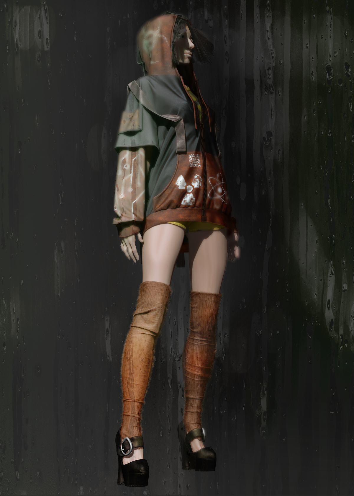 A girl from William Gibsons world_Darya Girina_Details_2
