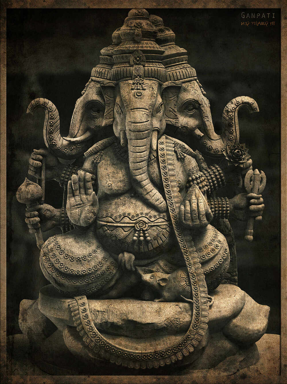 Ganpati_Digital_SCulpture_SurajitSen_Sept2023