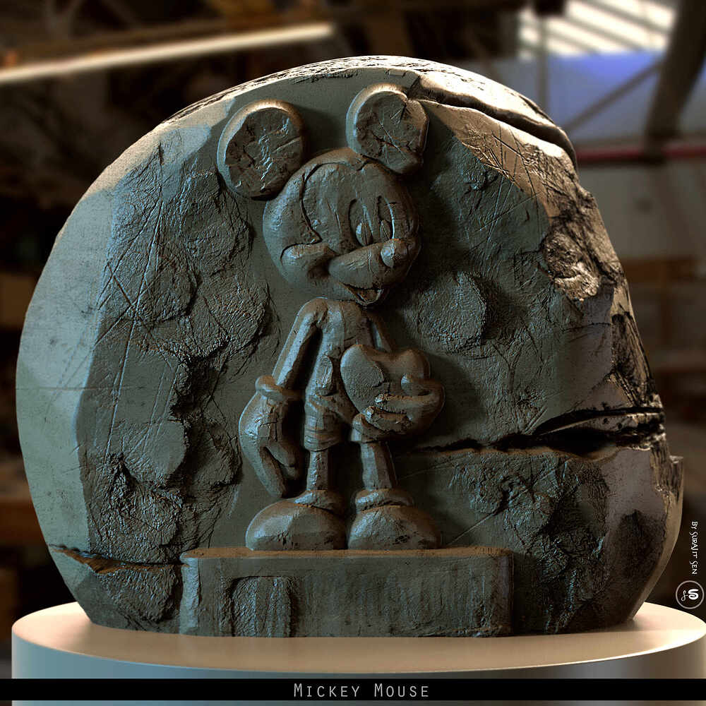 Mickey_Digital_Sculpture_SurajitSen_March2023