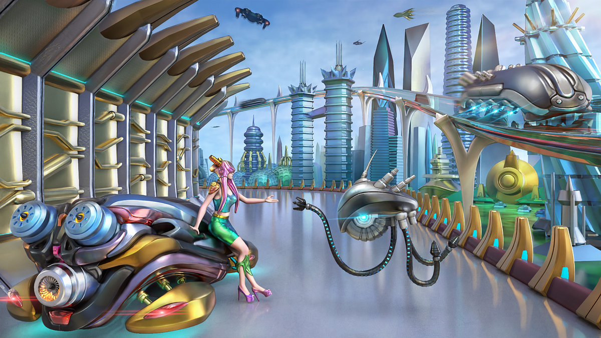 naghi hamidi_the girl and the droid