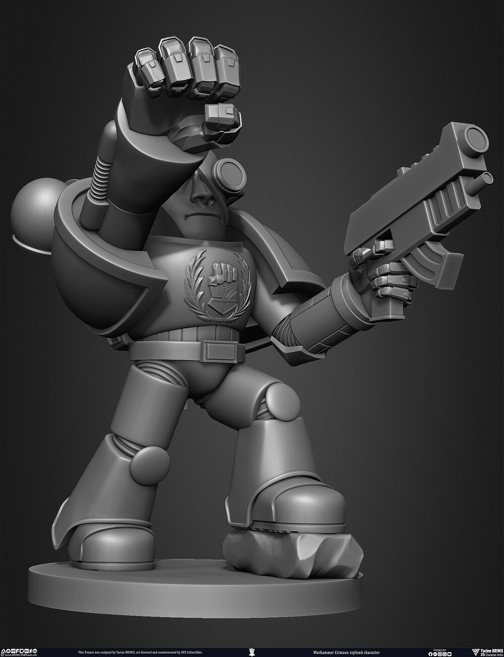 Warhammer Crimson 3D Model Sculpted by Yacine BRINIS 008