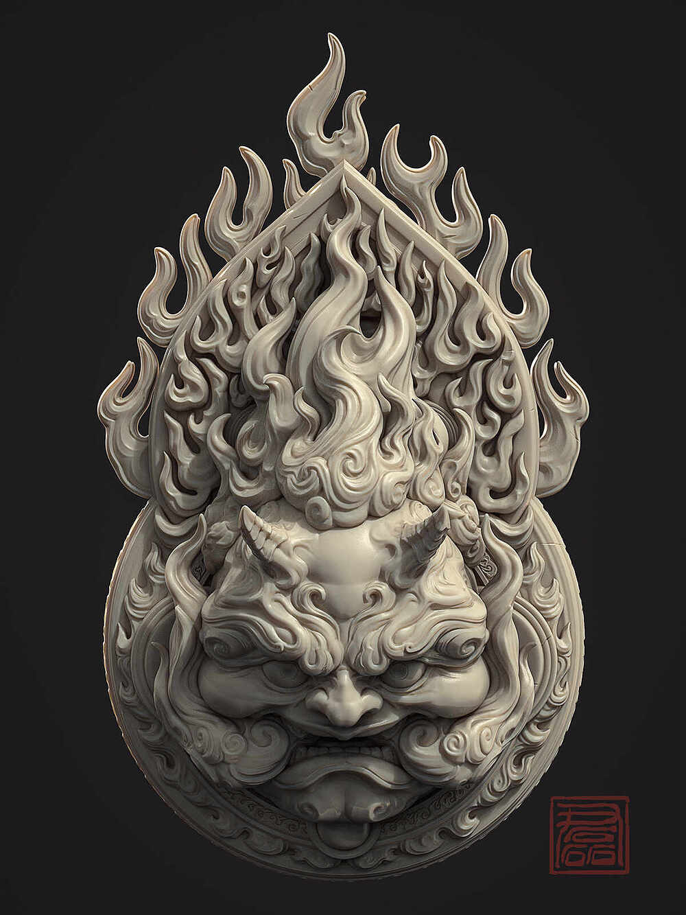Hannya_Statue1
