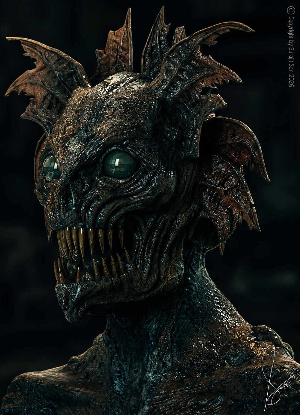 The Pale-Eyed Devourer _Digital_SCulpture_SurajitSen_June2026_B_COLA