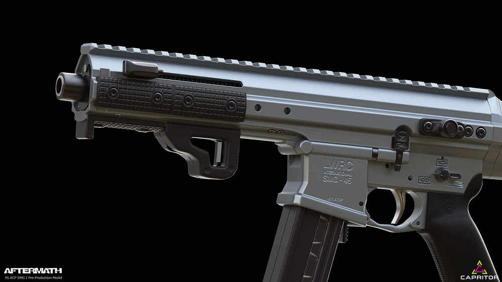 45 ACP SMG Detail By Capritor