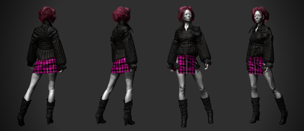 Quilted style coat_Blade Runner World by Darya Girina_3