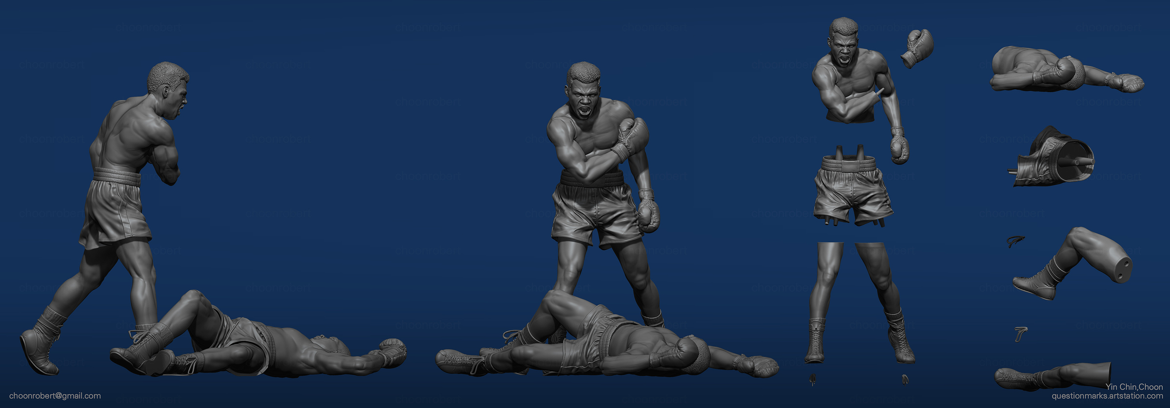 the art of sport figurines
