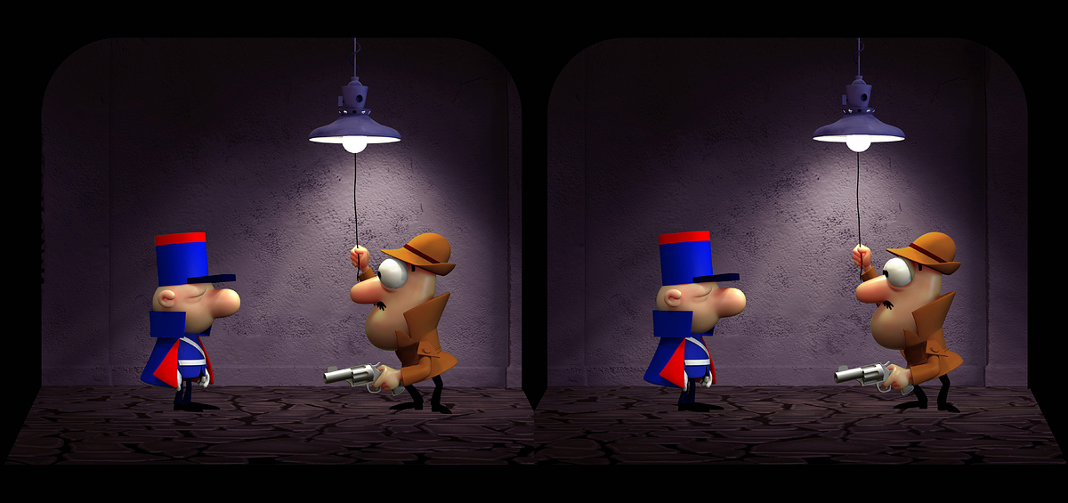 3D Cross eye Deux Deux