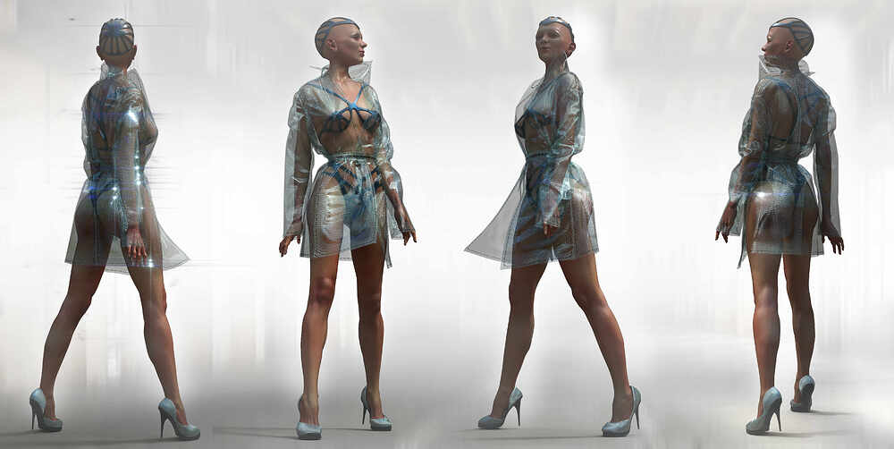 Idoru Industrial by Darya Girina sculpting_