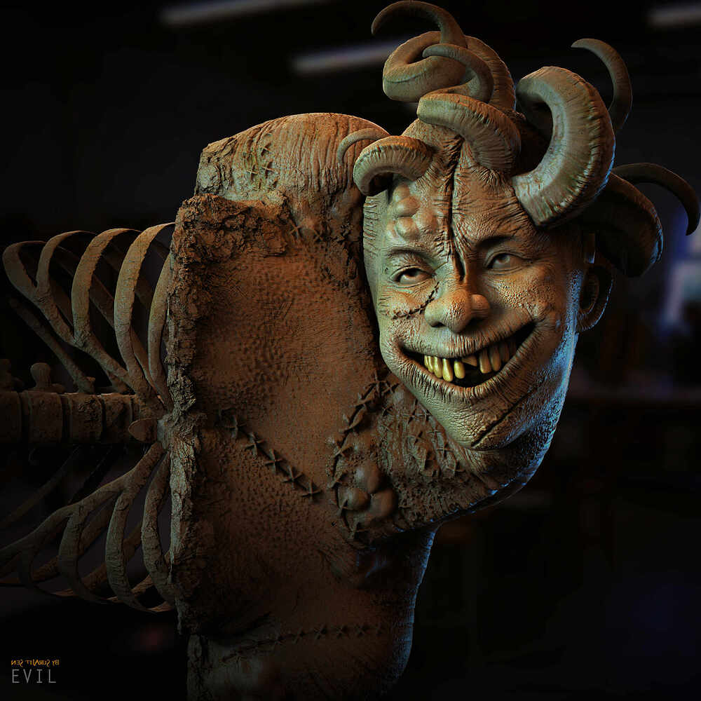 EVIL_Digital_SCulpture_SurajitSen_June2024