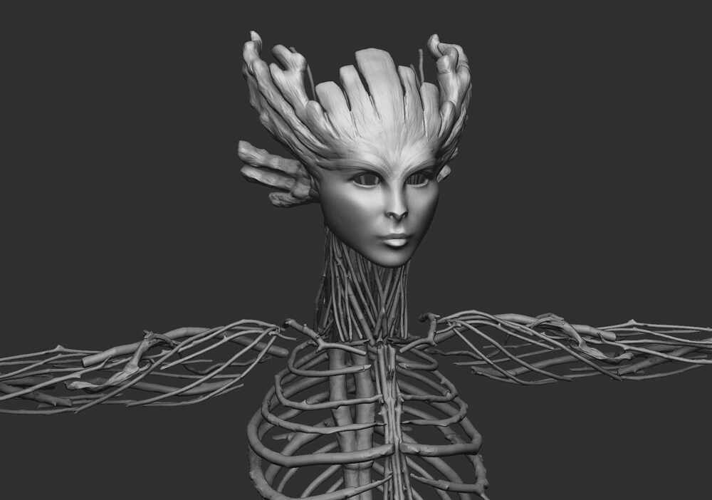 Treeladyzbrush