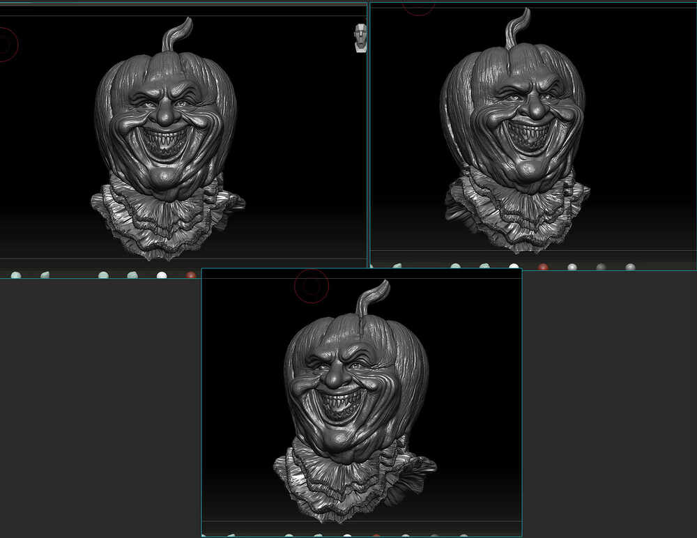 Jack-o'-lantern_V1_Digital_SCulpture_SurajitSen_Oct2024_WIP