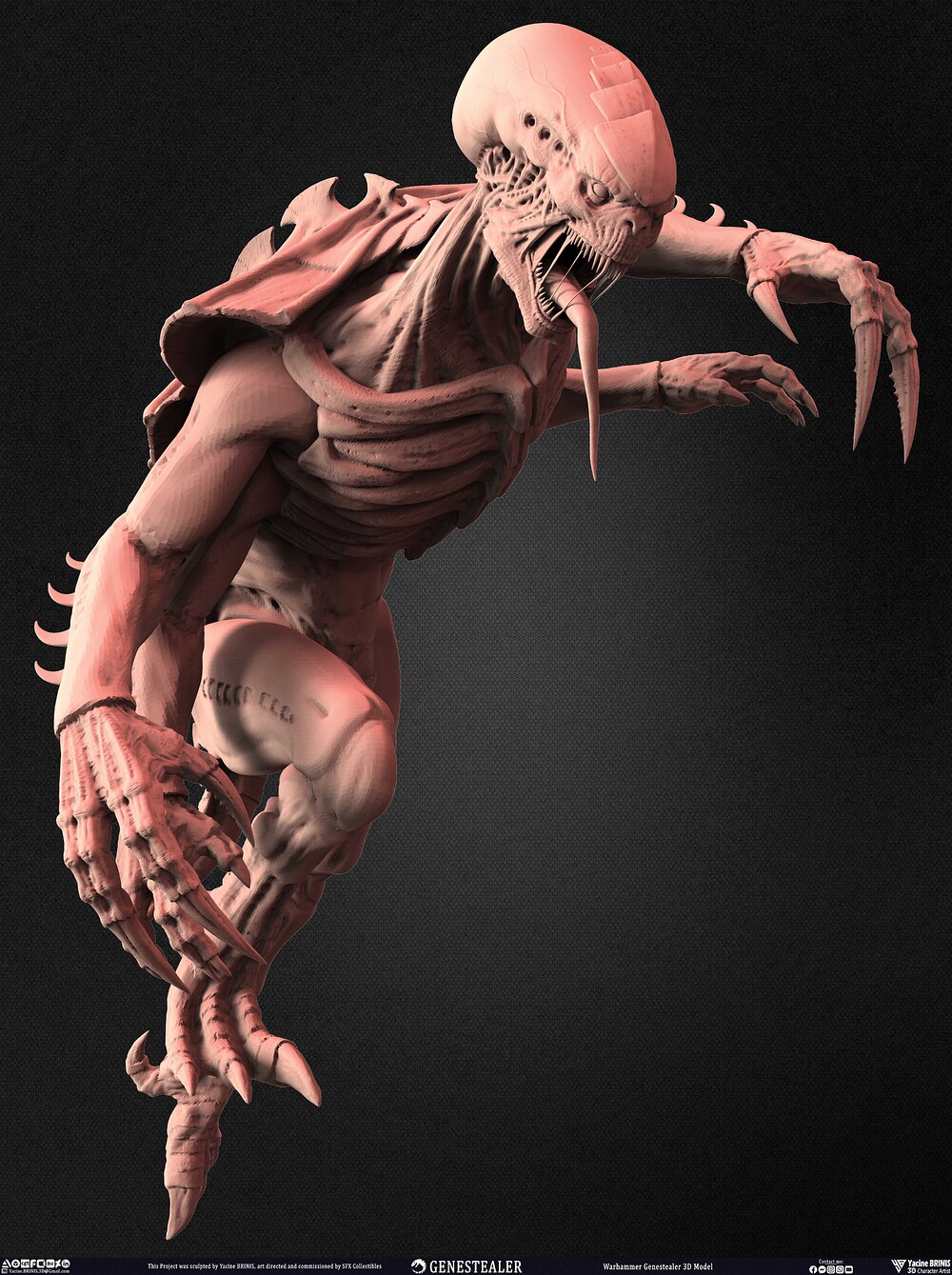 Warhammer Genestealer Volume 01 sculpted by Yacine BRINIS 013