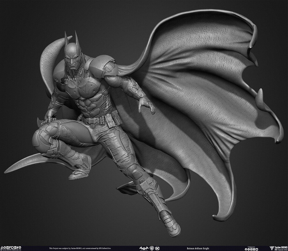 Batman Arkham Knight Worner Bros Vol 03 Sculpted by Yacine BRINIS 007