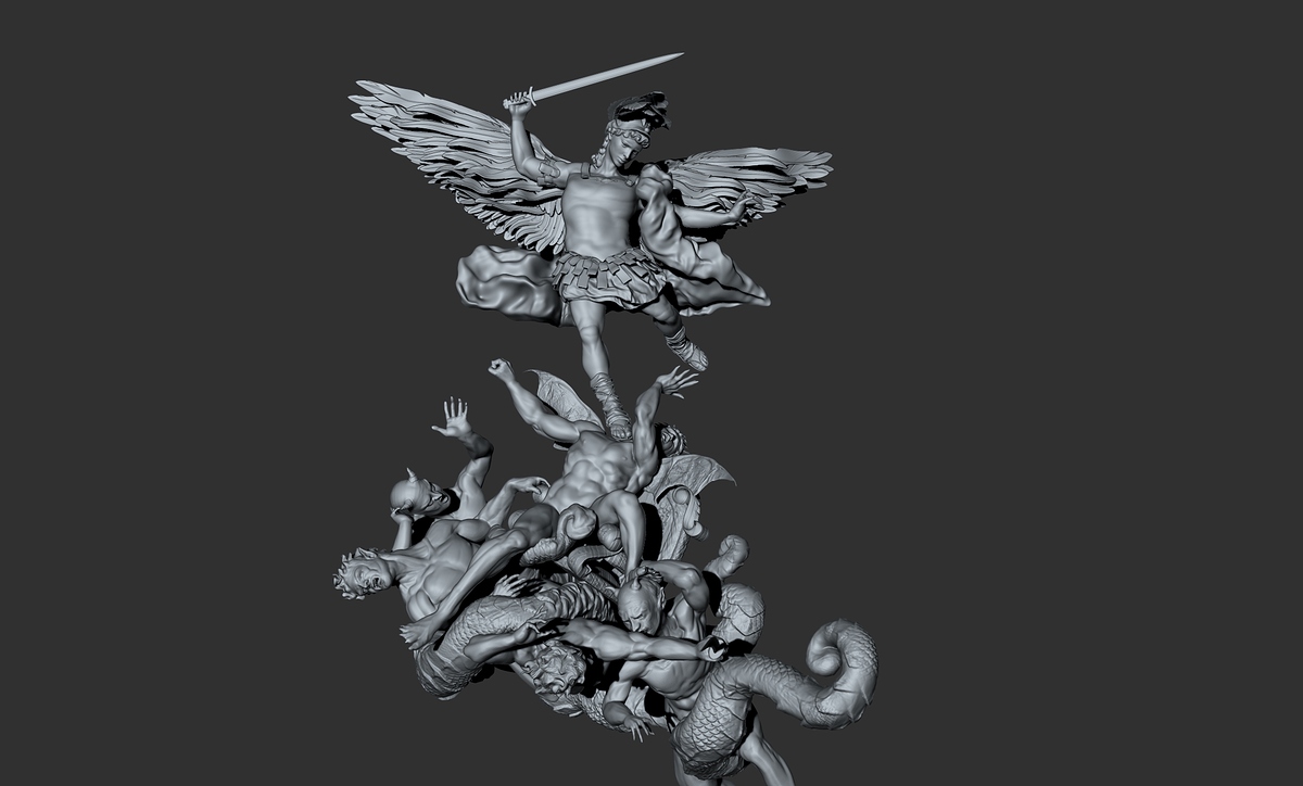 Michaelarchangelzbrushrender