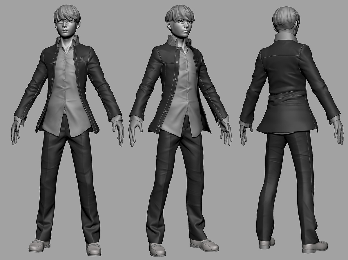 Narukami_HiPoly