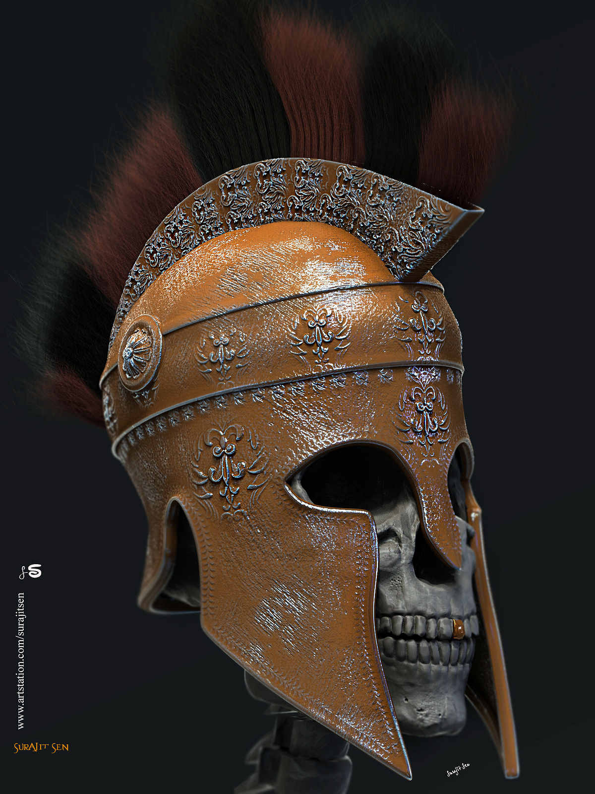 Ghost_warrior_Digital_Sculpture_SurajitSen_April2020DD