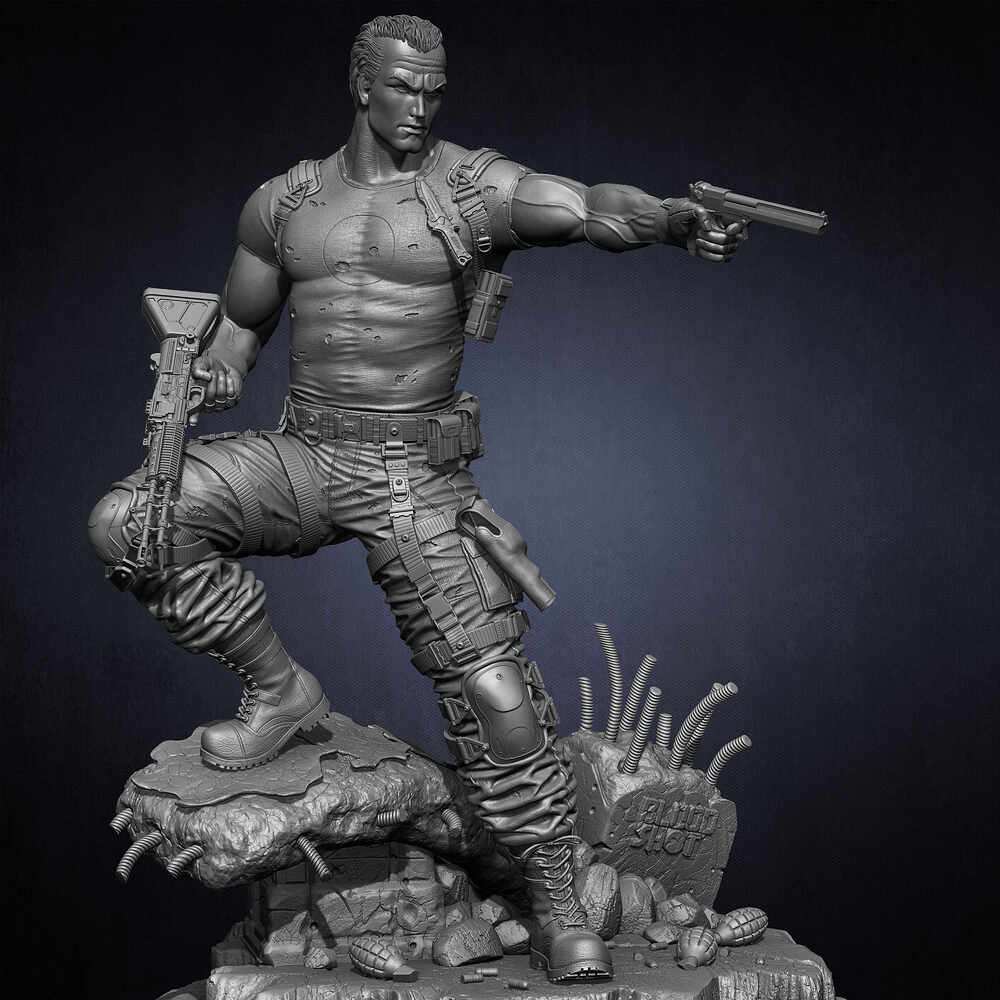 Bloodshot Valiant Comics sculpted by Yacine BRINIS 026