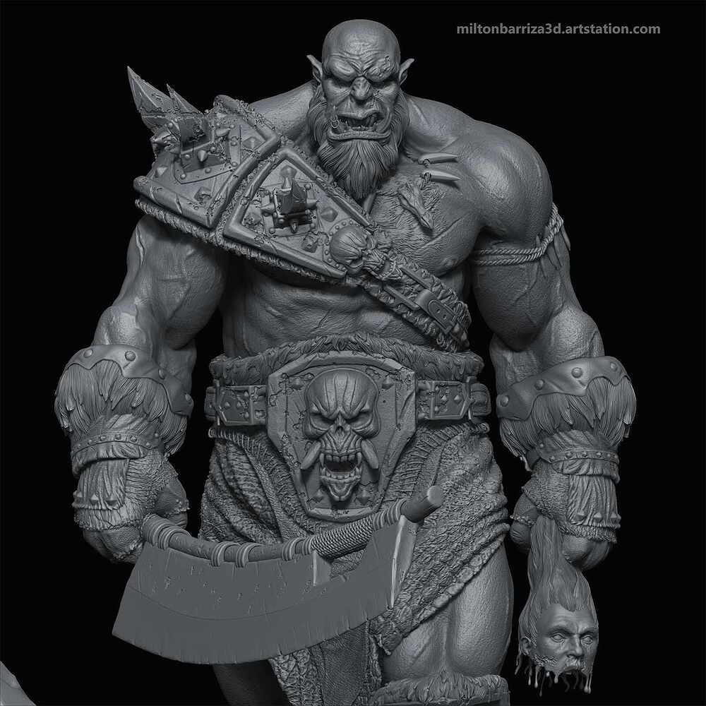 Orc Render Material 01a