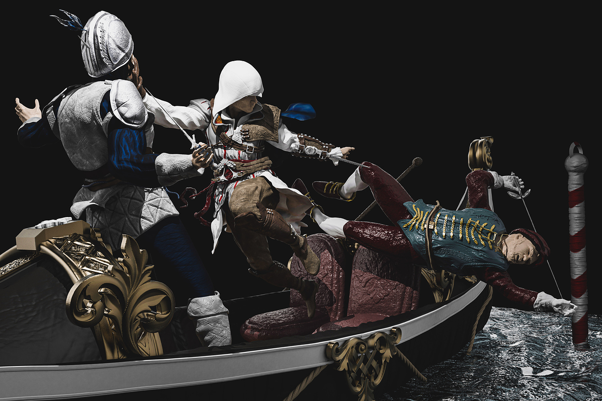 EziofinalillustrationBaserenderZbrushcentral