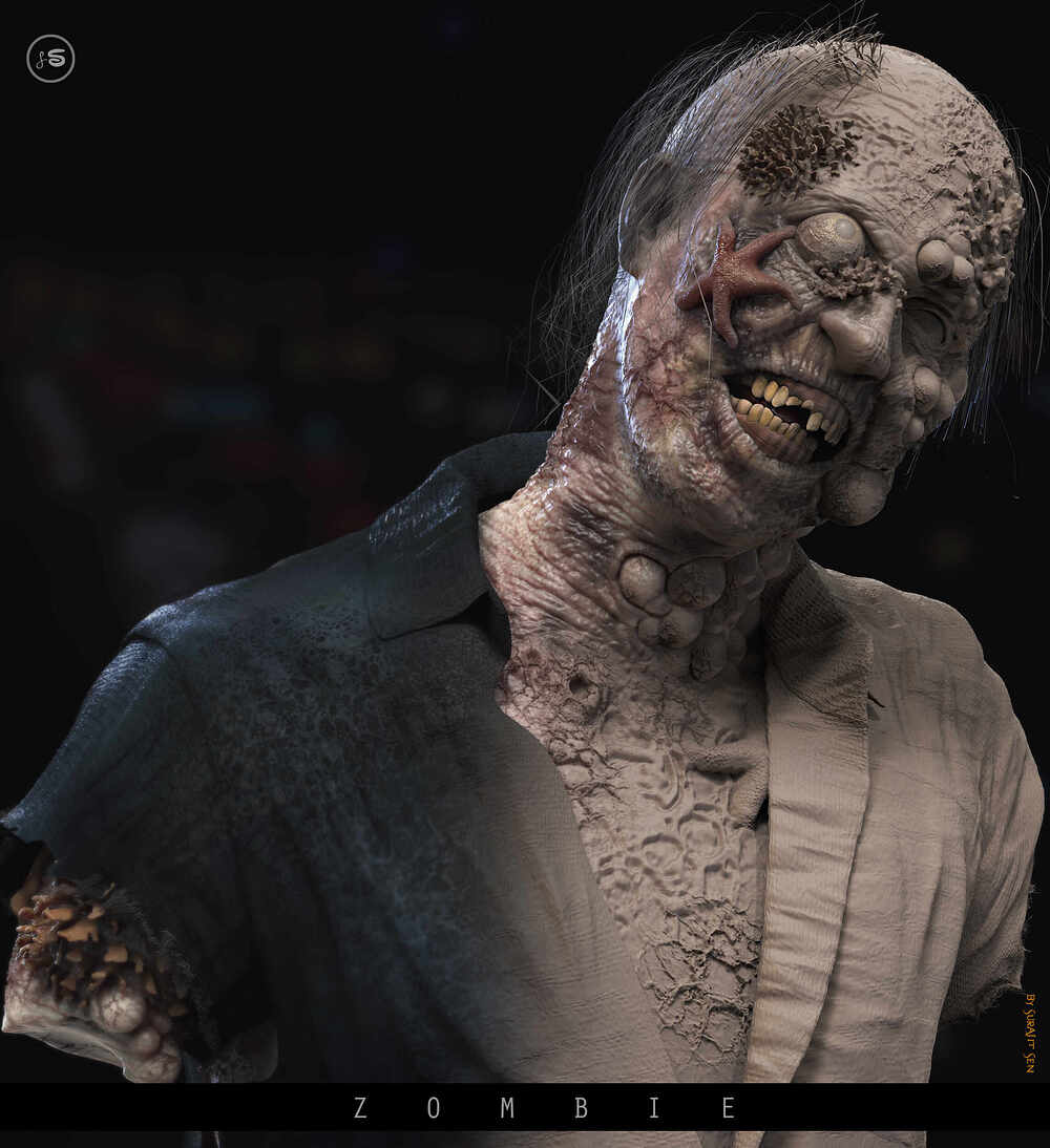 Zombie_CG_Character_Feb2023_SurajitSen_clay