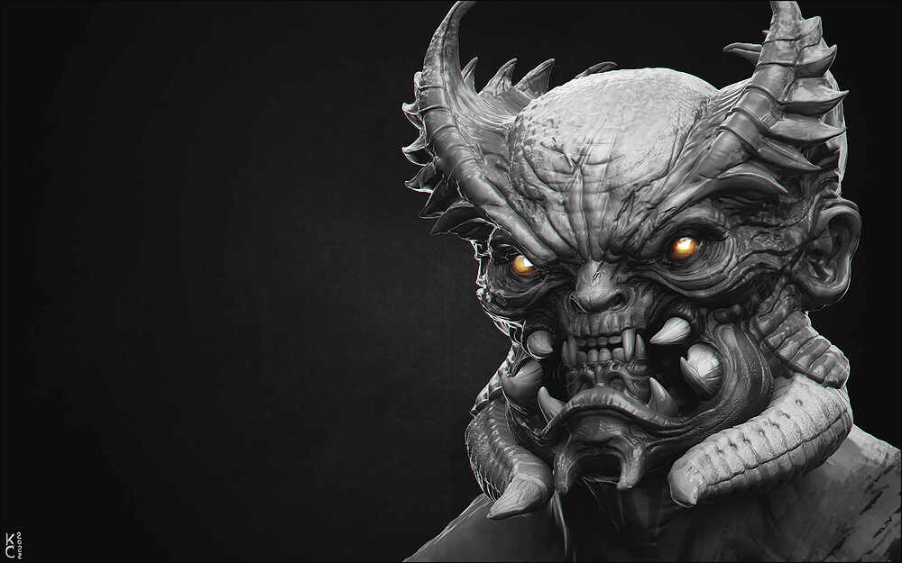AlienMonsterHeadJune19_DailyDoodle01_3_1002