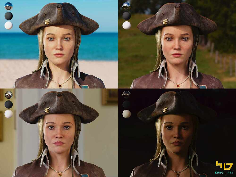 Light_Render_Face