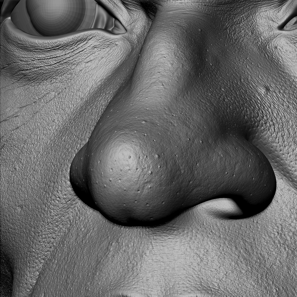 NOSE CLOSE SHOT