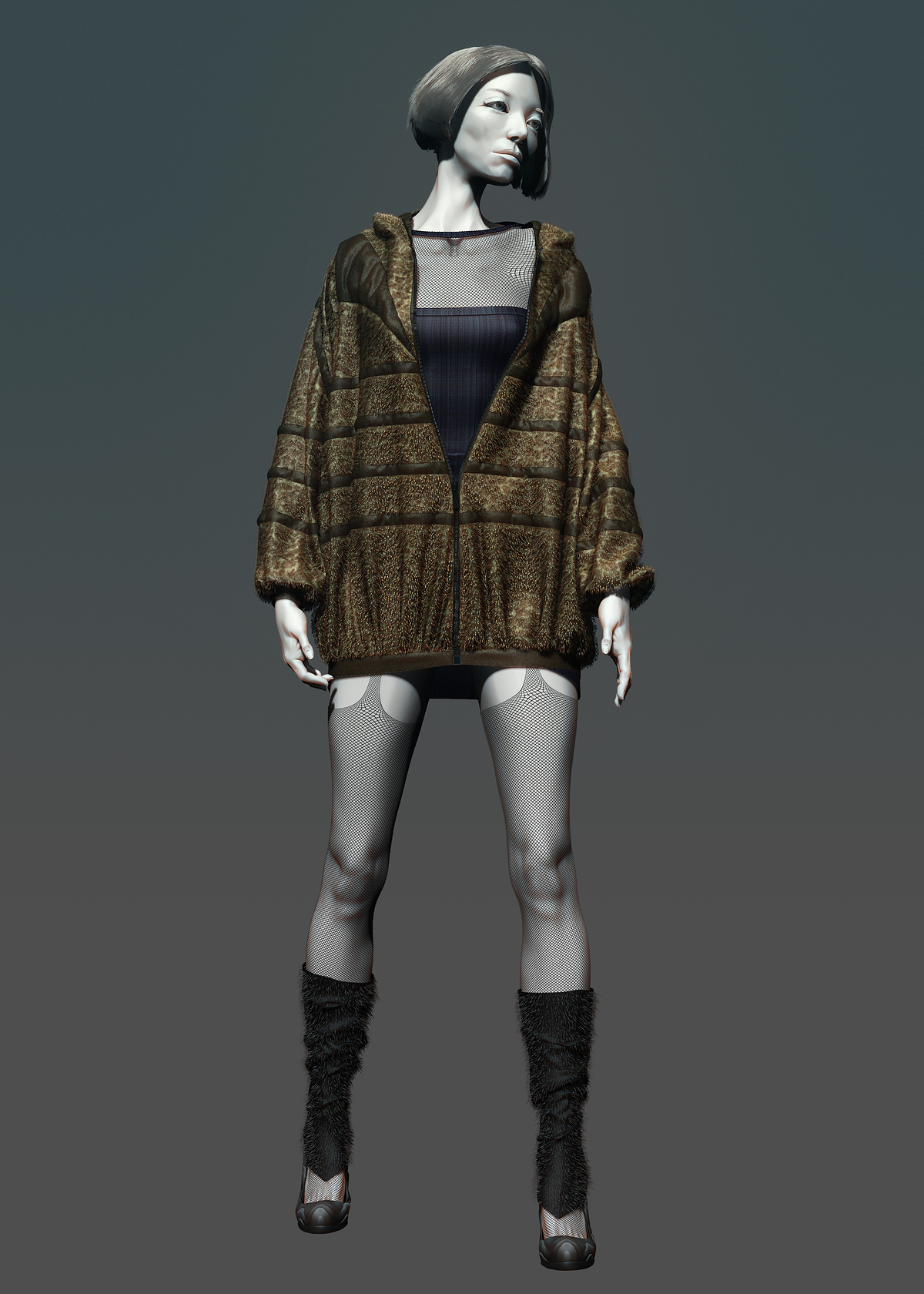Girl from Blade Runner World_Leopard_Darya Girina_10