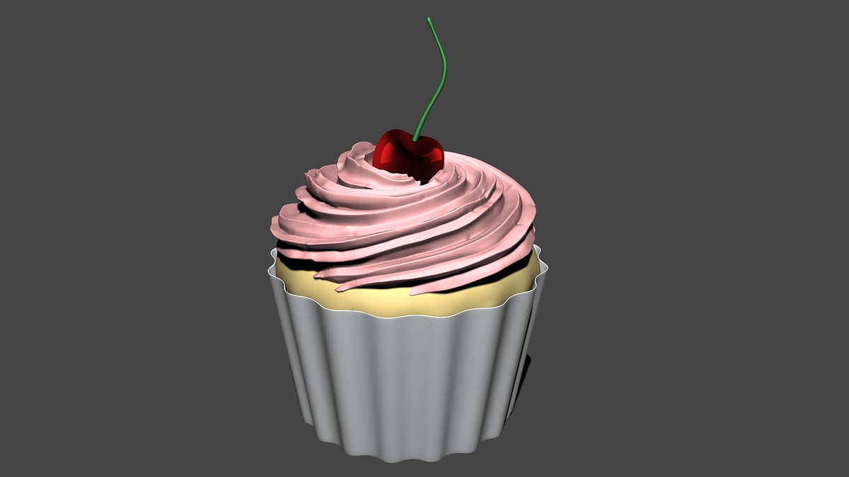 Cup Cake Zbrush 001