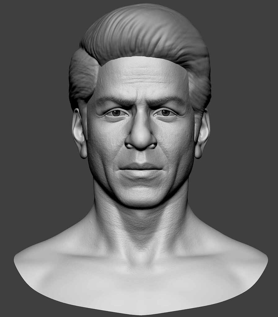 Celebrity Likeness Sculpt Wip Zbrushcentral