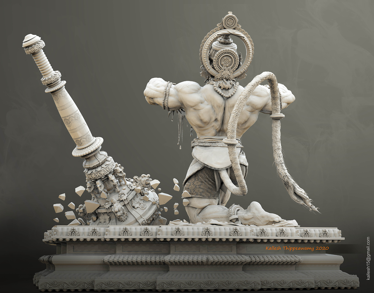 Hanumaan_MarbleBack