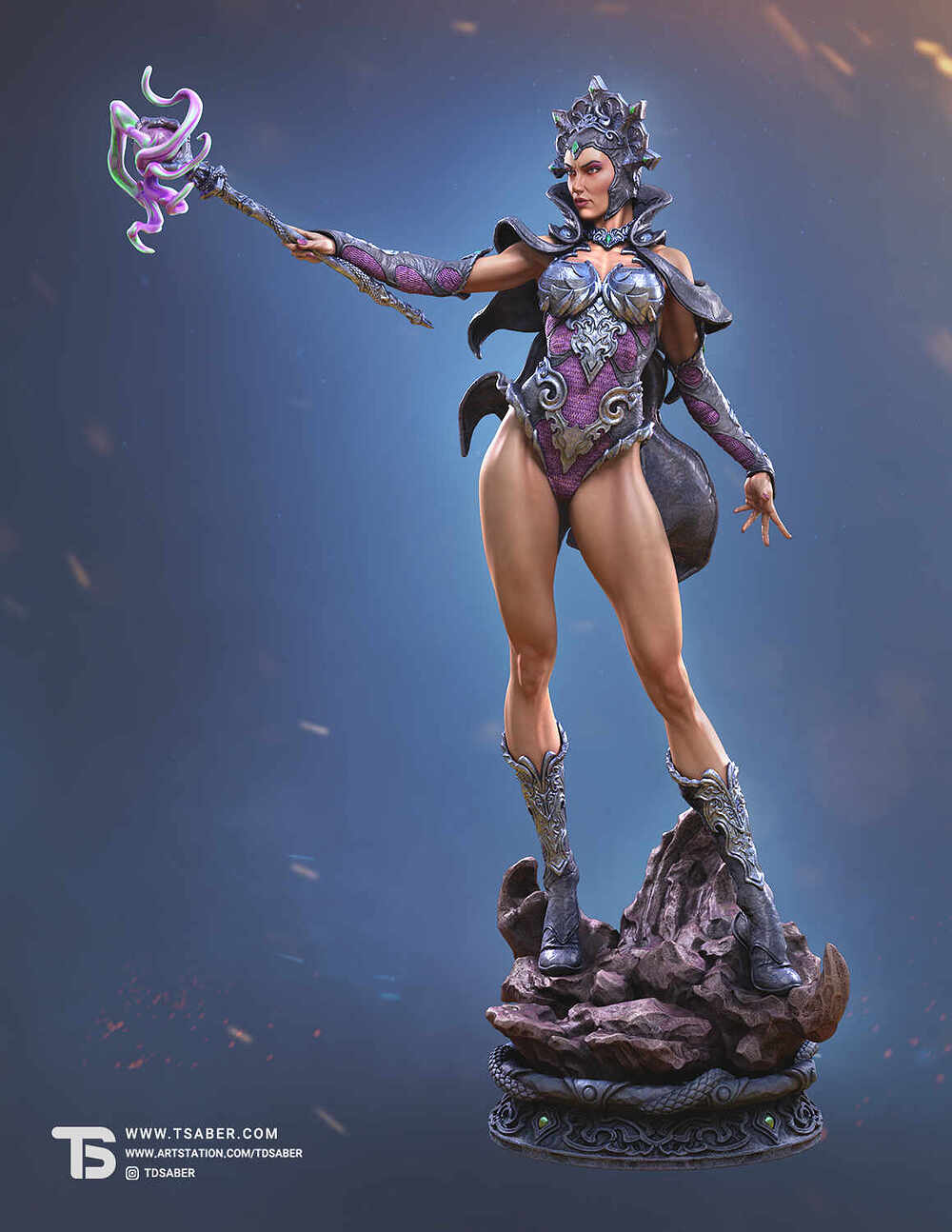 Evil Lyn - Heman - Masters of the Universe - Statue COllectible - Tsaber 03