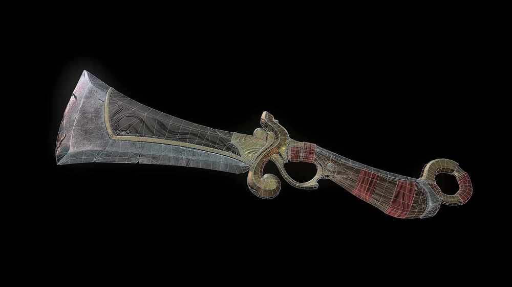 stylized sword
