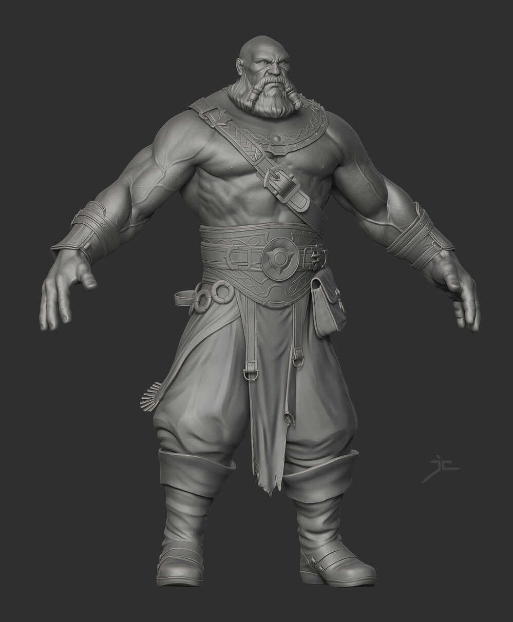 Big_Man_ZBrush_Clay_01
