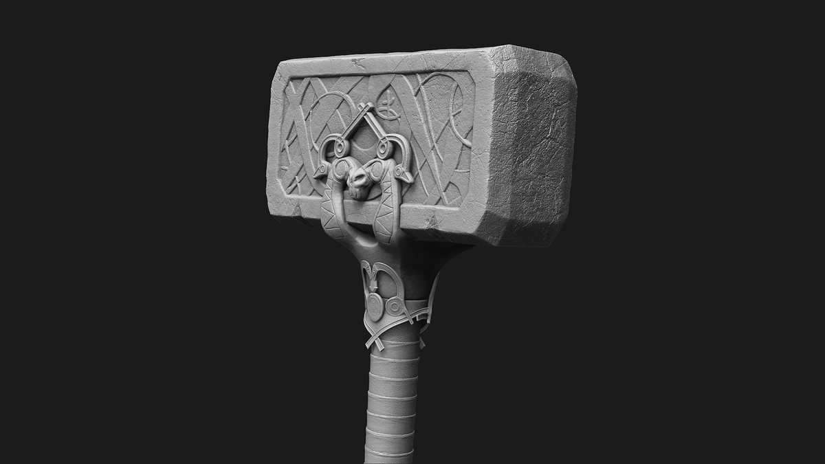FournierArthur_Thormhammer_GodOfWar_sculpt02