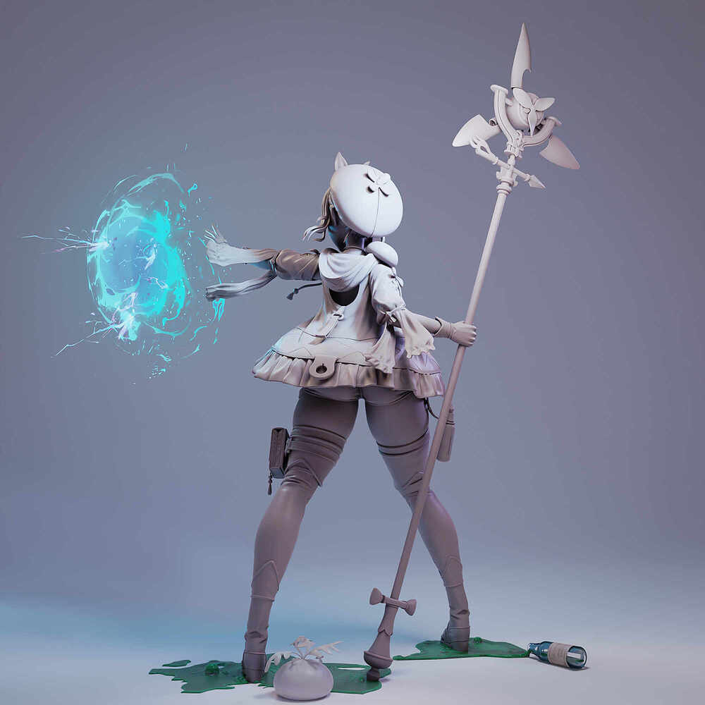 莱莎_白模03