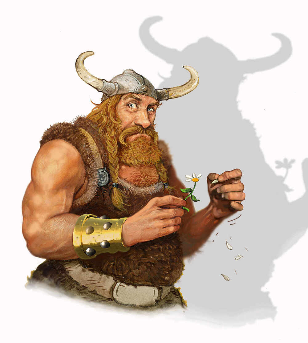 vikingin the end, the drawing was perhaps more expressive... on the whole, in the versions sculpted in zbrush, I don't touch the storytelling of the initial images...,-painting