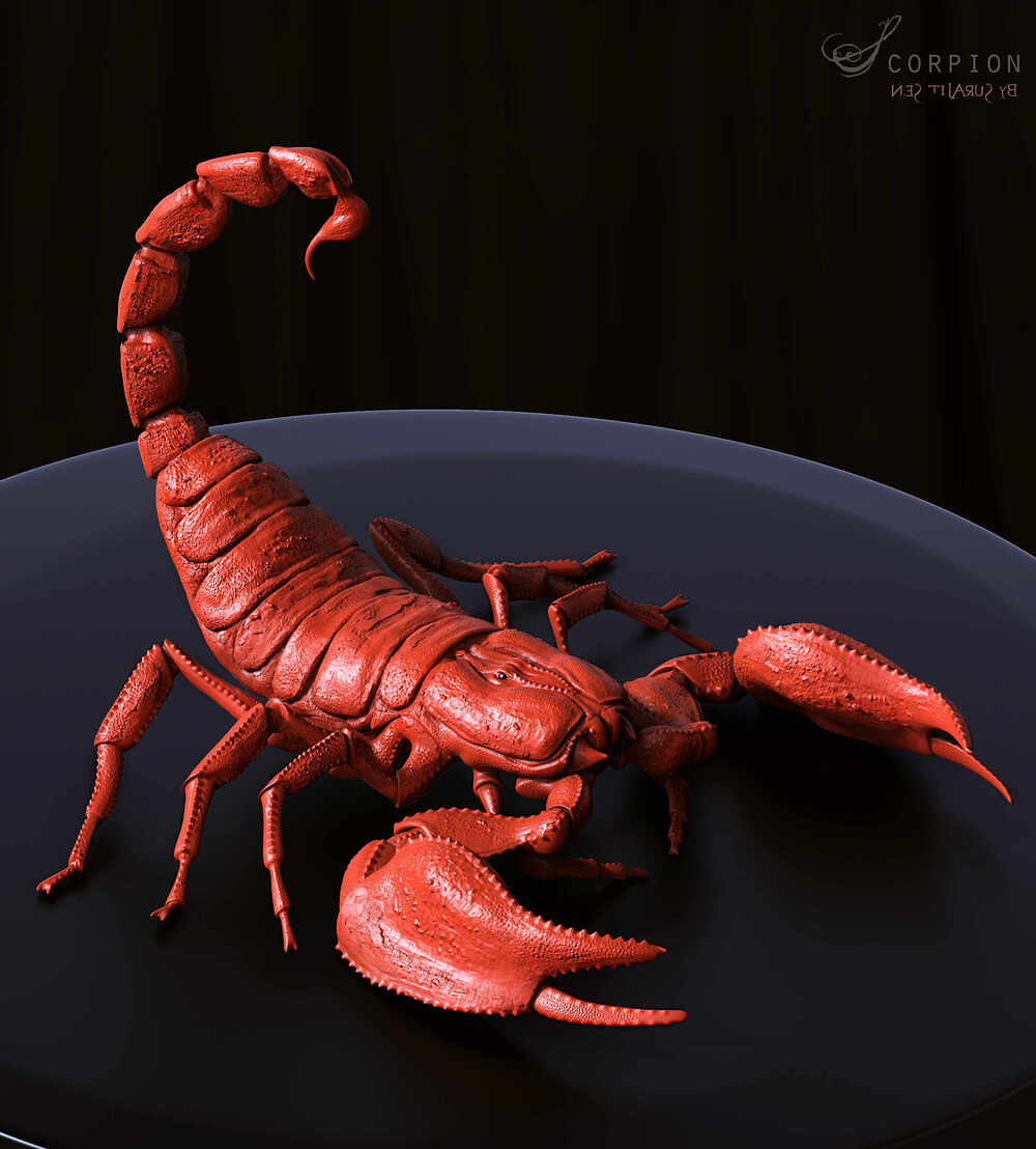 Scorpion_Digital_Sculpture_SurajitSen_Aug20231